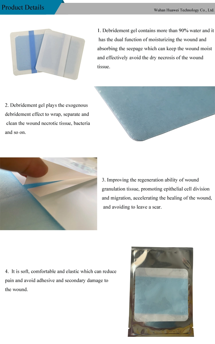 Wholesale Advanced Material Medical Sterilized Waterproof Hydrogel Adhesive Wound Dressing