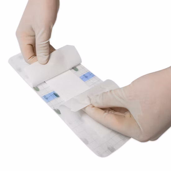 Hospital Medical Transparent PU Film Semi-Permeable Dressing