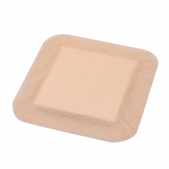 Medical Disposable Gentle Absorbent Soft Bordered Silicone Foam Dressing